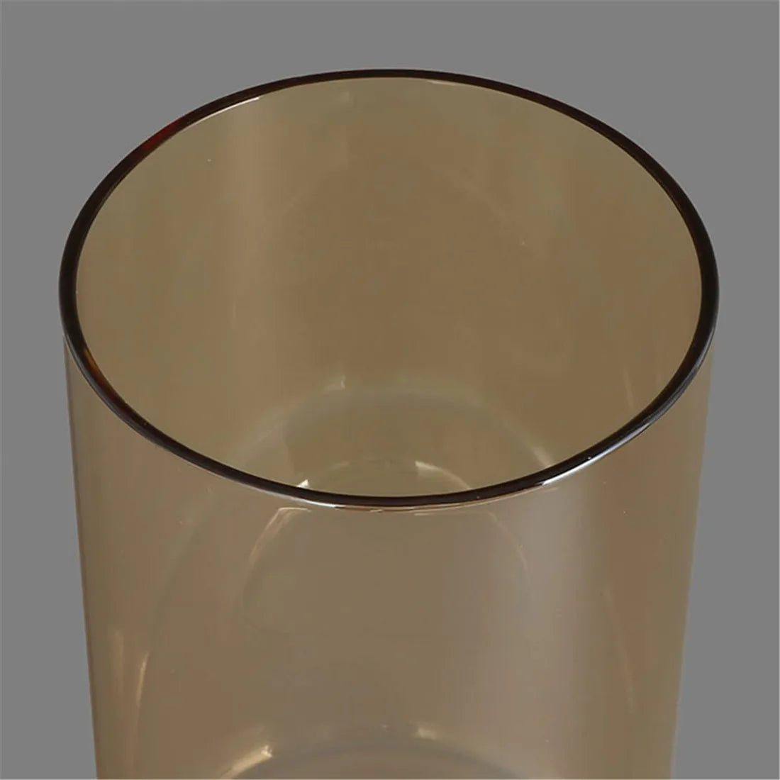 2pcs Pack Bronze Cylinder Glass Shade with 1-5/8 Inch Fitter