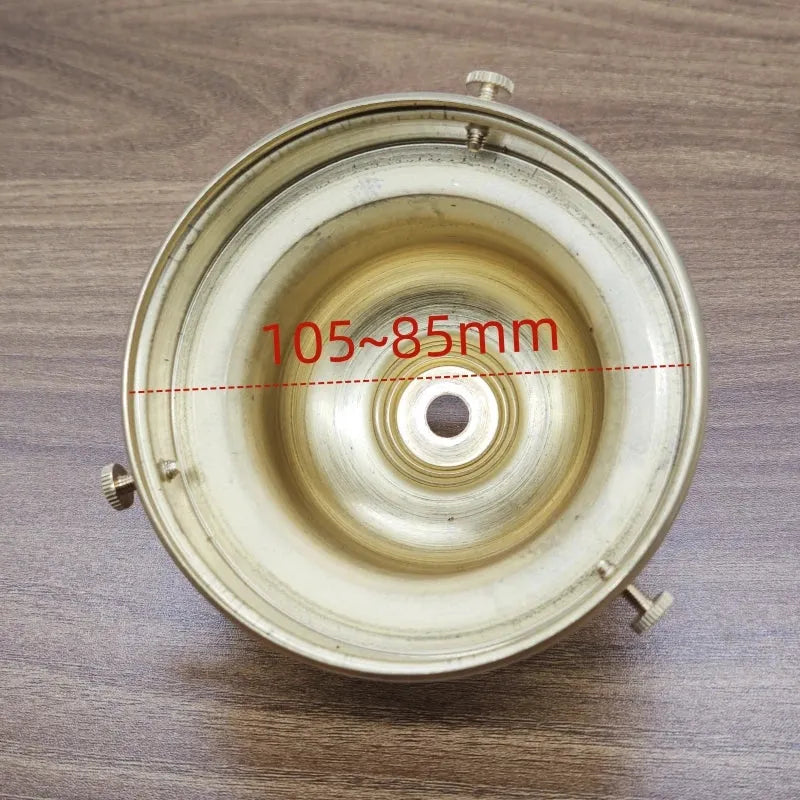 Vintage Glass Pendant Light Kit with Solid Brass Hardware