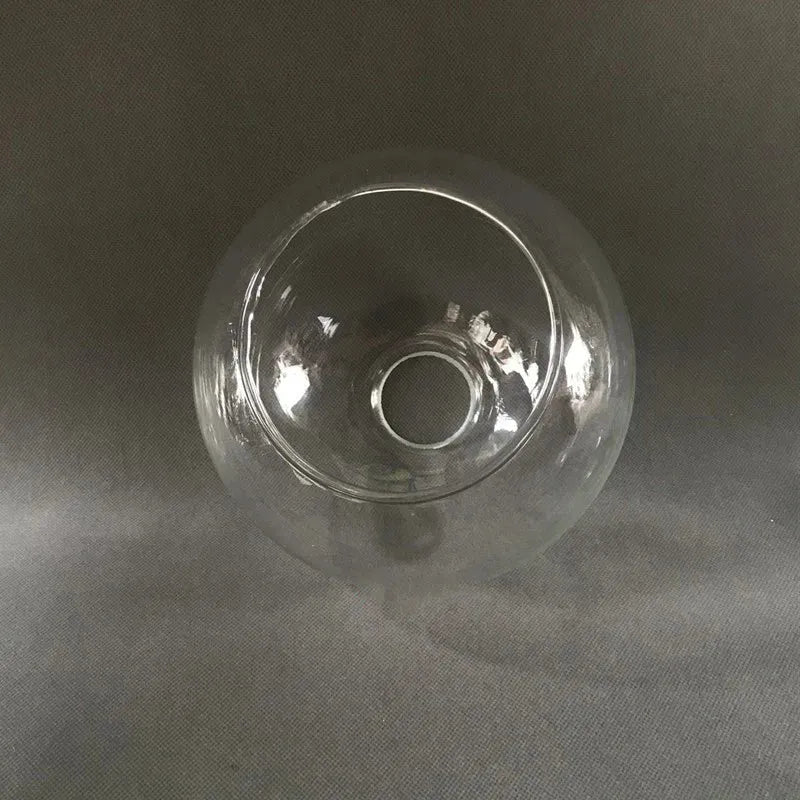 Hand Blown Clear Glass Globe Lamp Shade