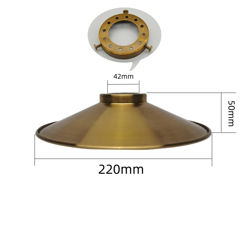 Metal Cone Lamp Shades