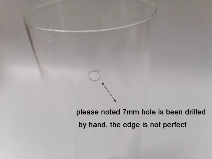 Both Open Ended Tall Hurricane Chimney Cylinder