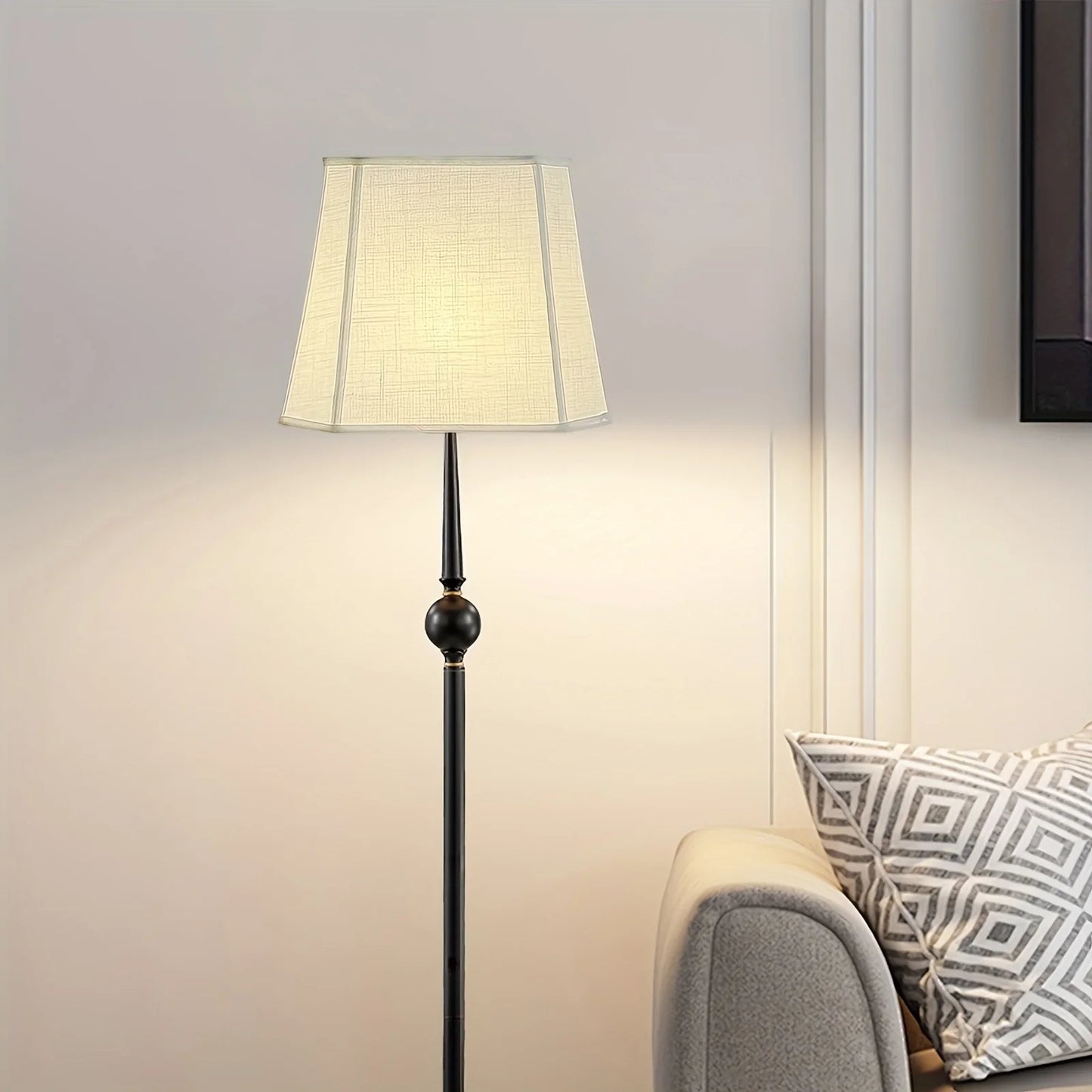 Elegant Square Folding Lamp Shade - 10x13x10.5"