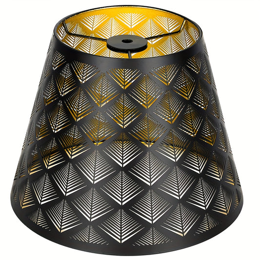 Rustic Metal Lamp Shade with Etched Arrow Pattern - Adrianas Specialty Lamp Shades