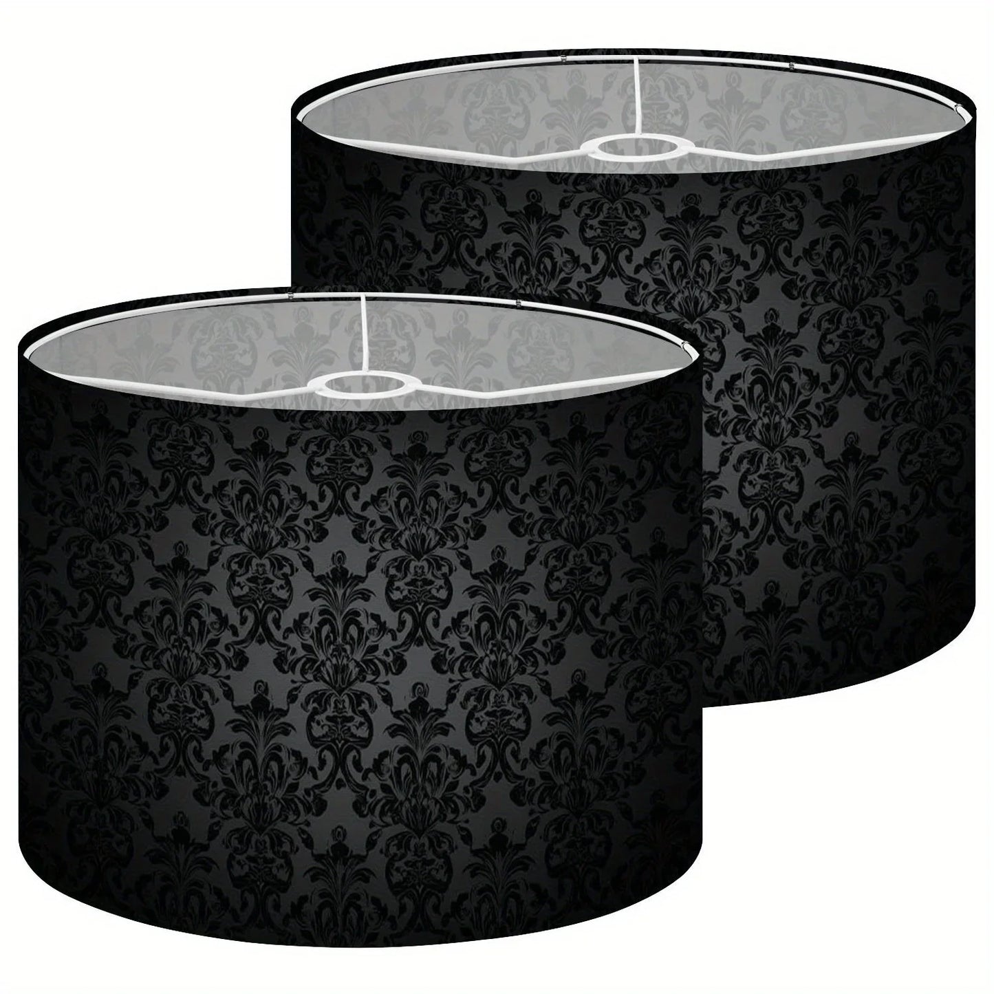 [Luxury Gothic Lampshades] 2 Pack Luxury Gothic Lampshades