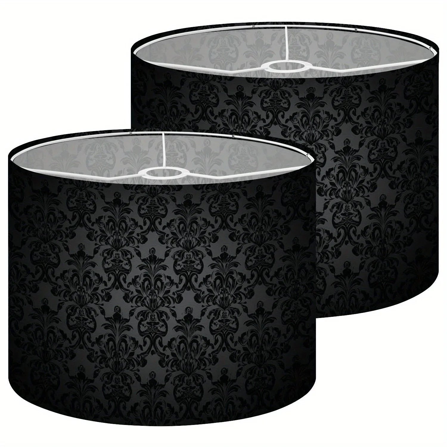 [Luxury Gothic Lampshades] 2 Pack Luxury Gothic Lampshades