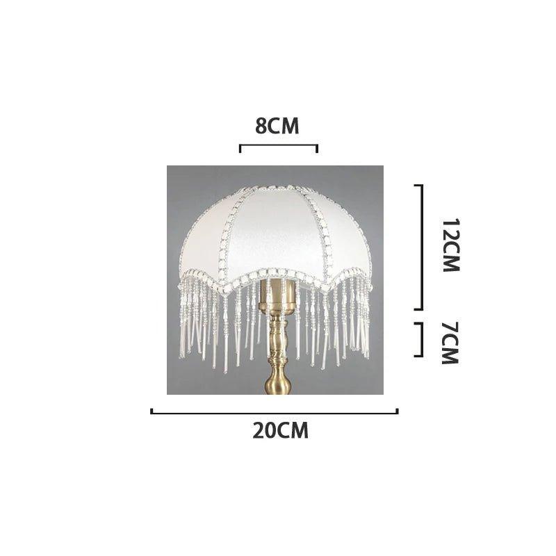 Beaded Fringe Umbrella Lamp Shade Adrianas Specialty Lamp Shades