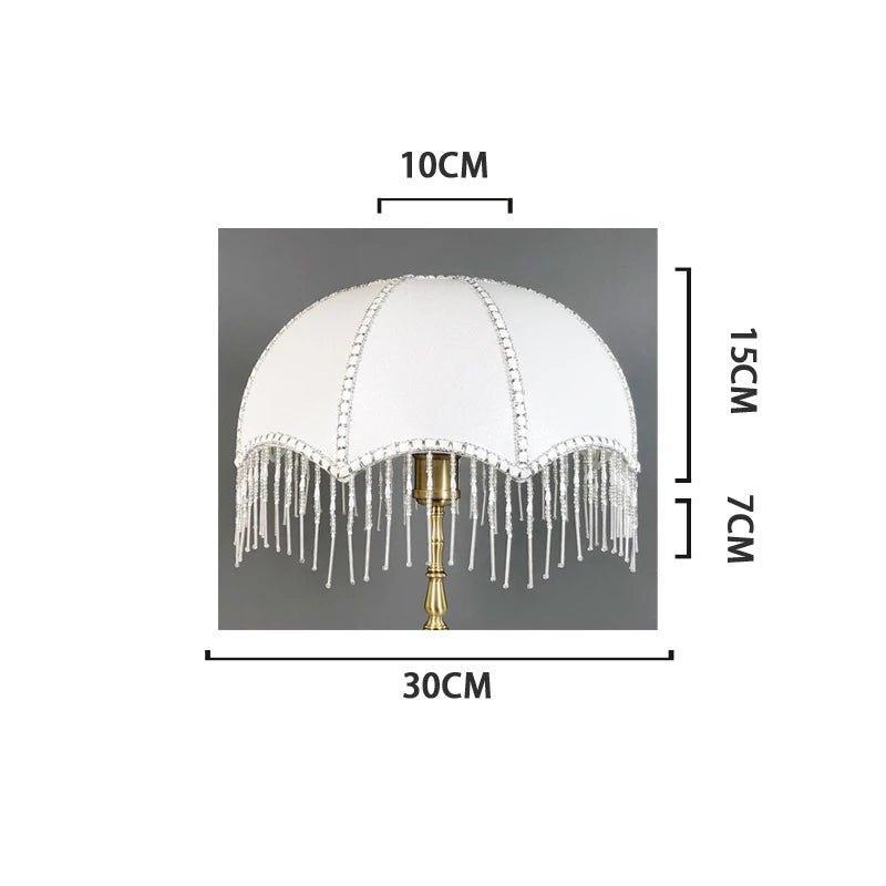 Beaded Fringe Umbrella Lamp Shade - Specialty Shades