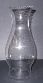 Beaded Top Glass Lamp Chimney | 8½" Height, 3" Fitter | SKU 32240 - Adrianas Specialty Lamp Shades