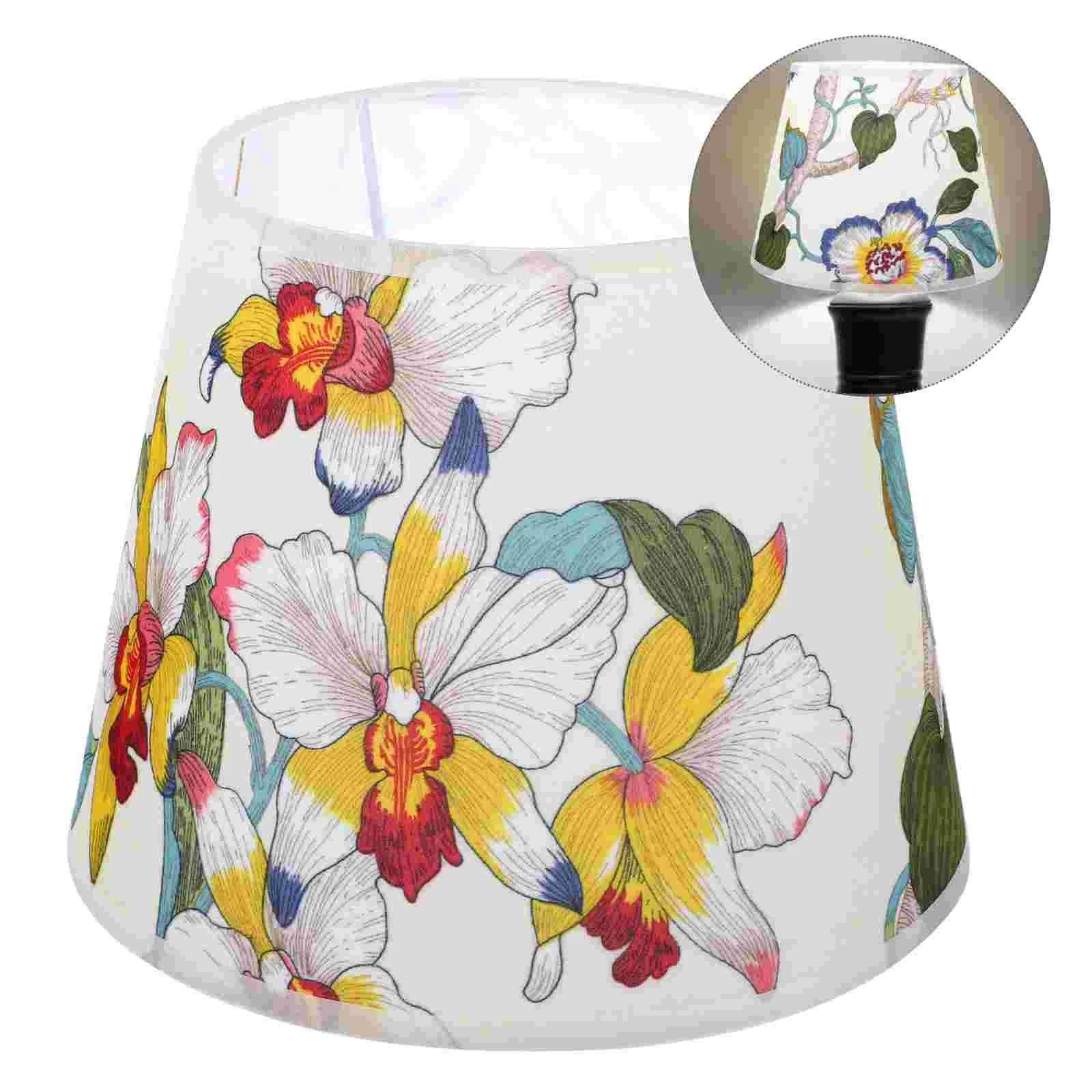 Bedside Lamp Shade Replacement Color Fabric Lampshade Ceiling Decor Flower Shades for Table Lamp Shades Adrianas Specialty Shades