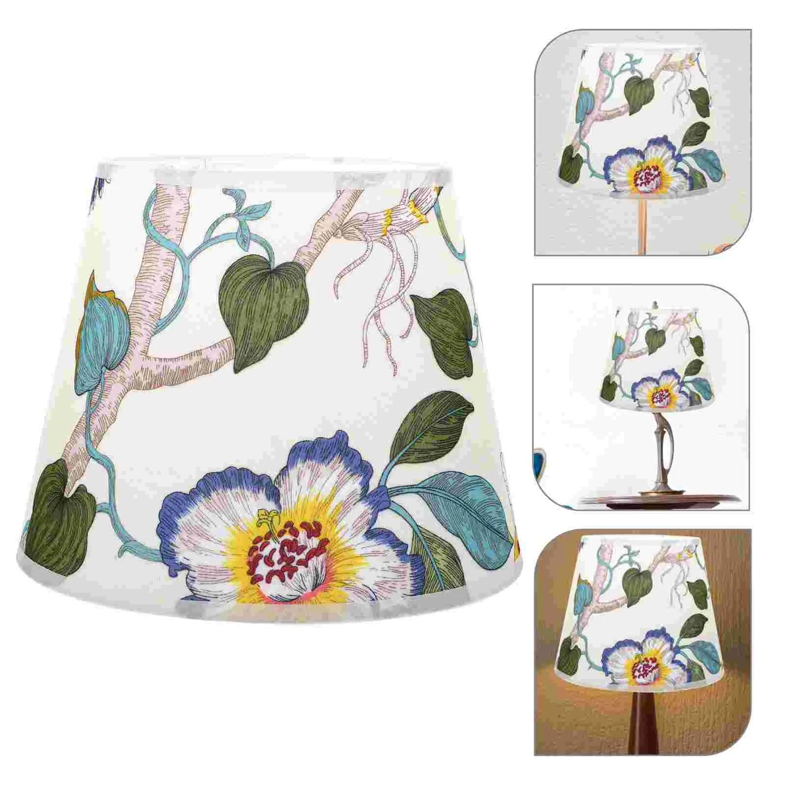 Bedside Lamp Shade Replacement Color Fabric Lampshade Ceiling Decor Flower Shades for Table Lamp Shades Adrianas Specialty Shades