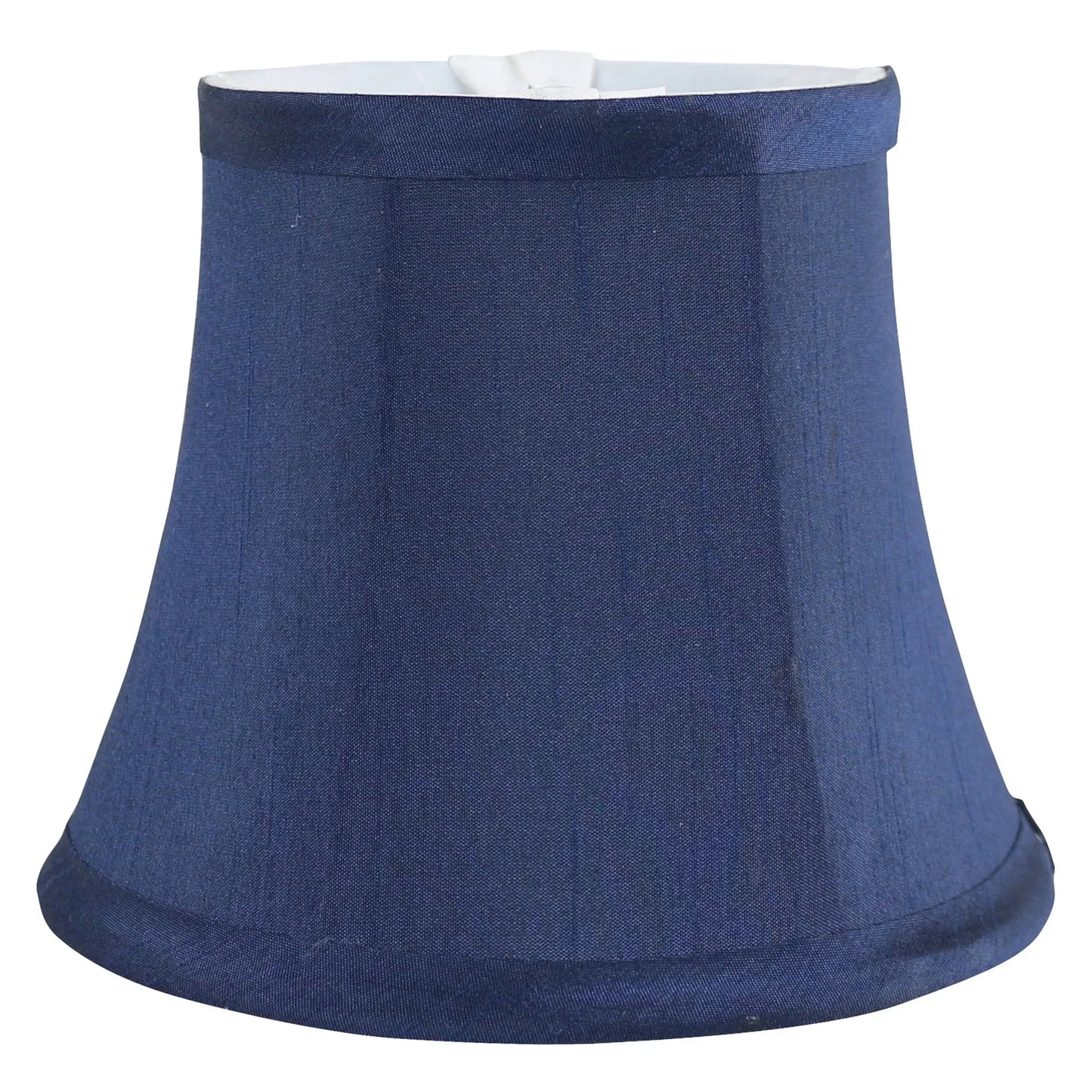 Meriville Faux Silk Clip On Chandelier Lamp Shades, 4-inch by 6-inch by 5-inch, Bell shape