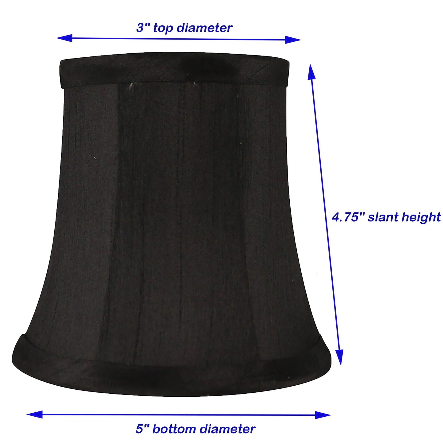 Meriville Faux Silk Clip On Chandelier Lamp Shades