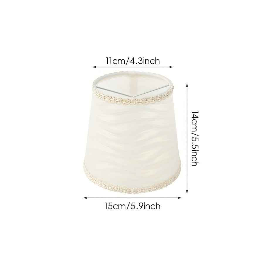 Modern and stylish fabric lampshade, E14 bulb clip bubble lampshade, easy installation, multiple colors available, suitable for bedside lamps, table lamps, floor lamps, wall lights, can be used in living rooms, bedrooms, stud