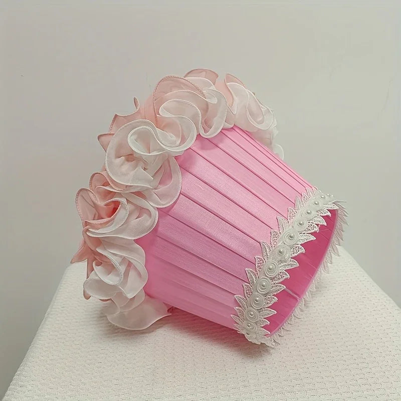 Warm Romantic Lace Rose Pattern Lampshade