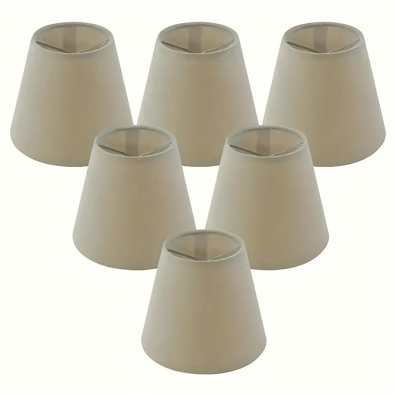 6pcs Neutral Chandelier Lamp Shades