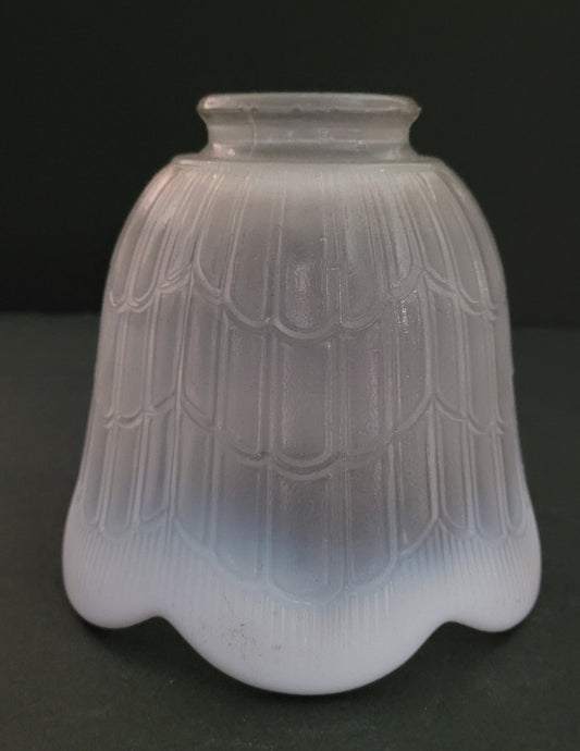 Opal and Frost Pendan ceiling fan shades Adrianas Specialty Lamp Shades