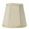 Cream Silk Stretch Shade Candelabra Clip-On Lampshade - Adrianas Specialty Lamp Shades