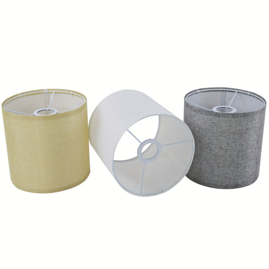 Modern Linen Fabric Lampshade for Table and Pendant Lights - 7.8"x7.8" x7.6" - Elegant Home Decor Accessory - Adrianas Specialty Lamp Shades