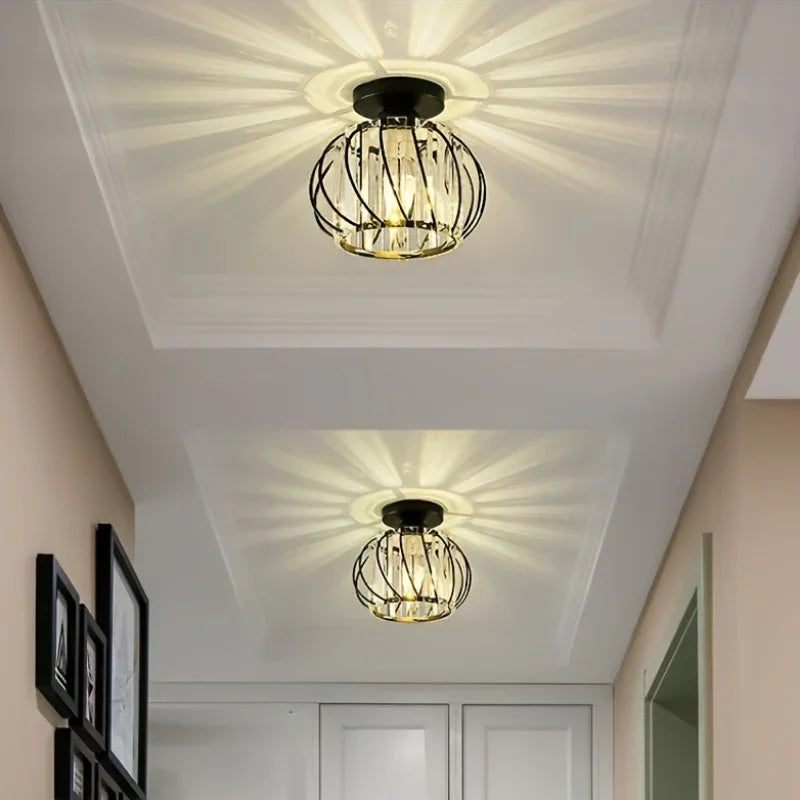 1pc Crystal Black Pendant Lamp Shade