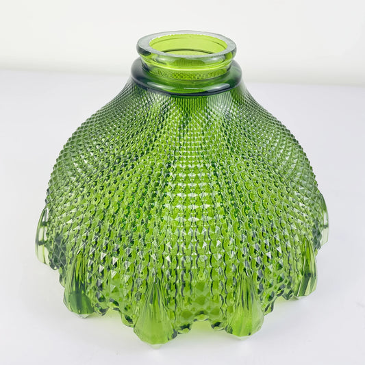 Vintage Green Glass Pendant Lampshade