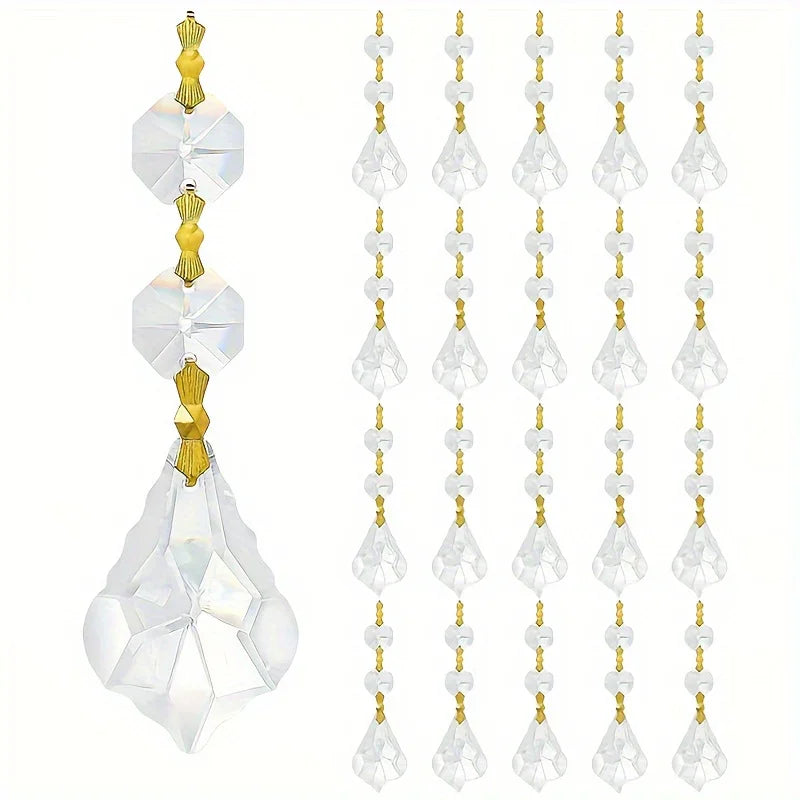20pcs Elegant Crystal Chandelier Pendants