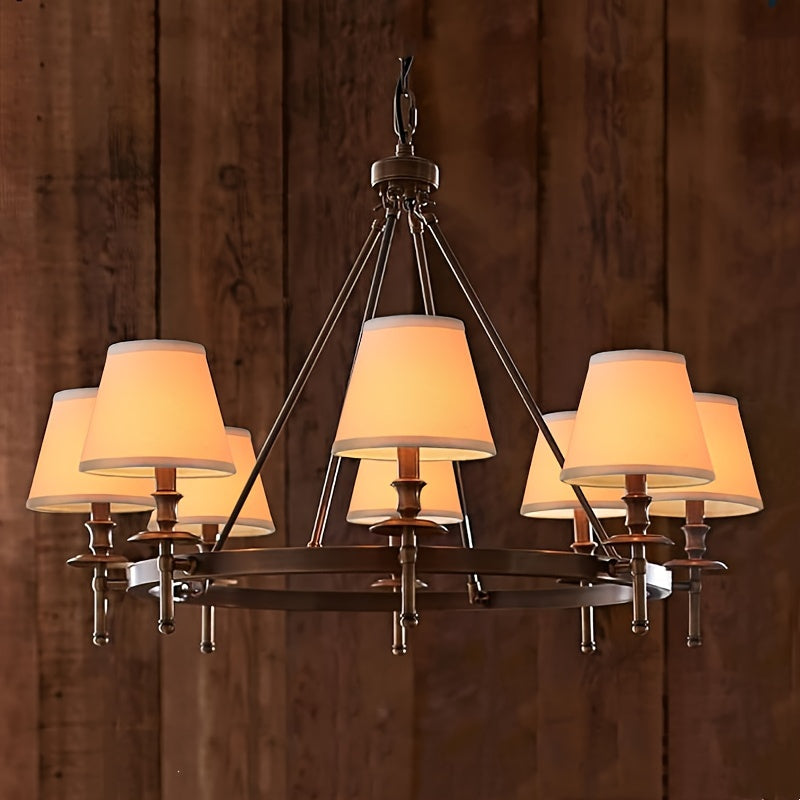 Modern Linen Lamp Shade - Clip-On Design For Table, Pendant & Floor Lamps - No Wiring Needed