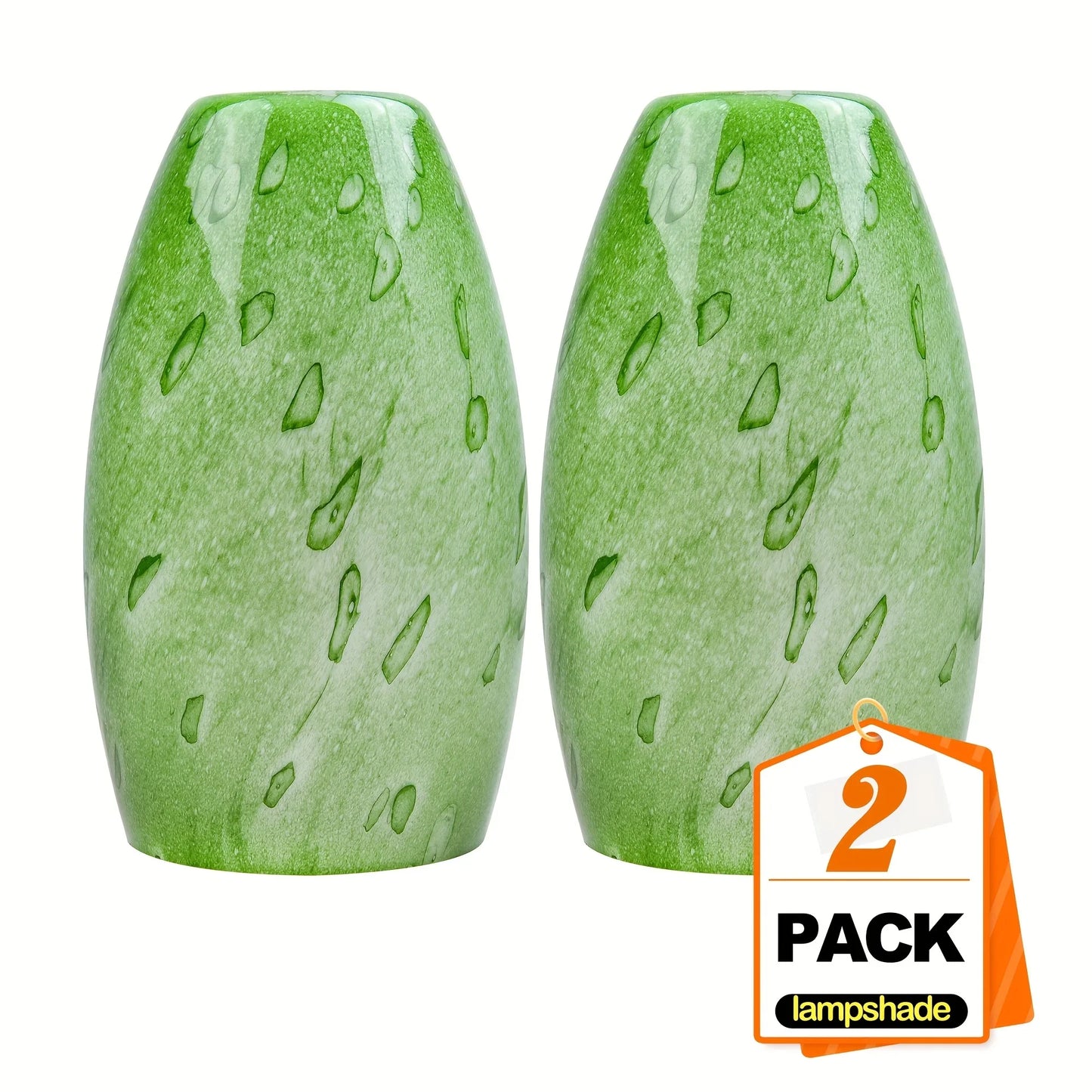 Green-plant Oval Pendant Lamp Shades