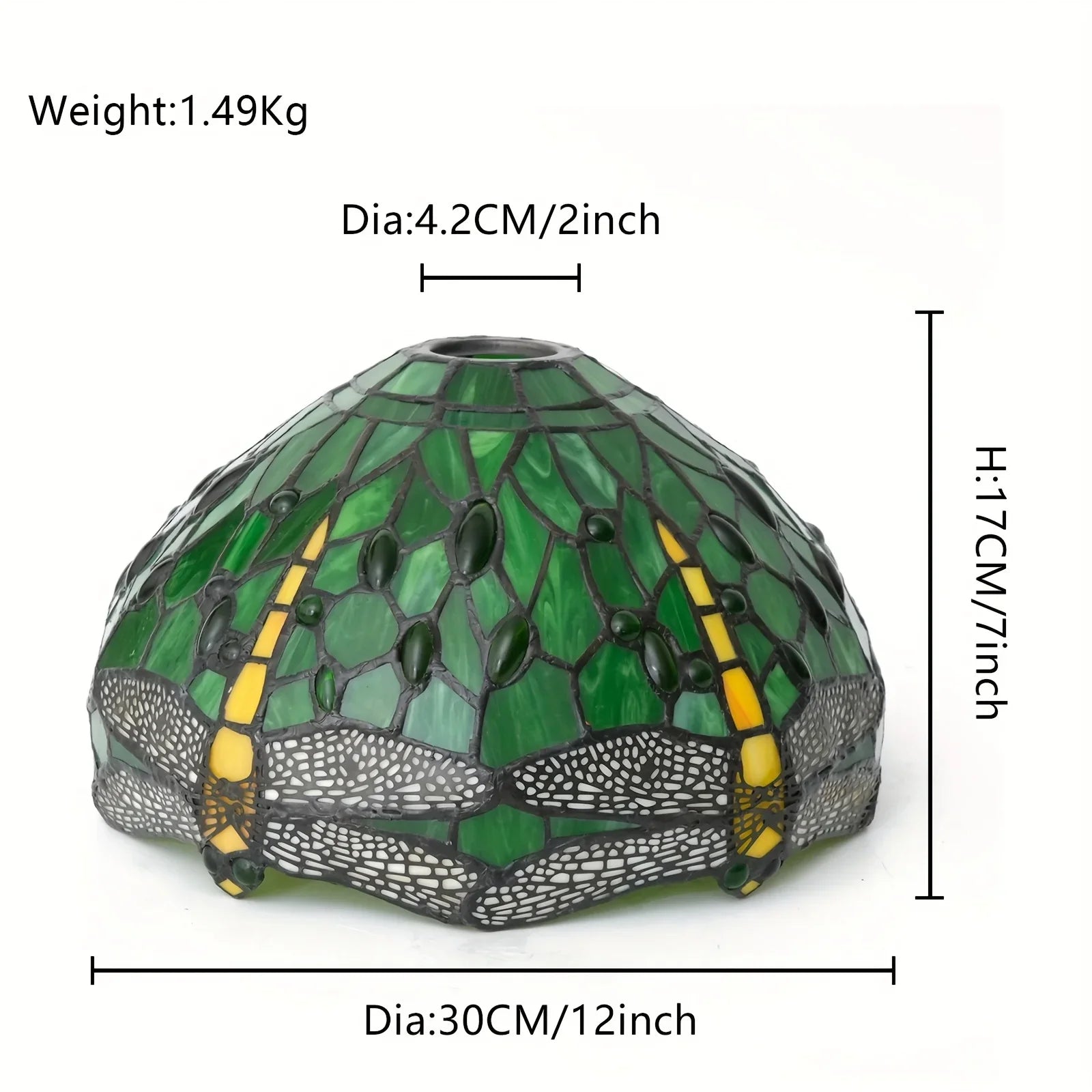 Replacement for a 12.4-Inch Traditional Vintage Lampshade