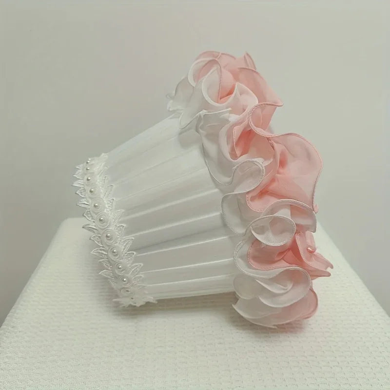 Warm Romantic Lace Rose Pattern Lampshade