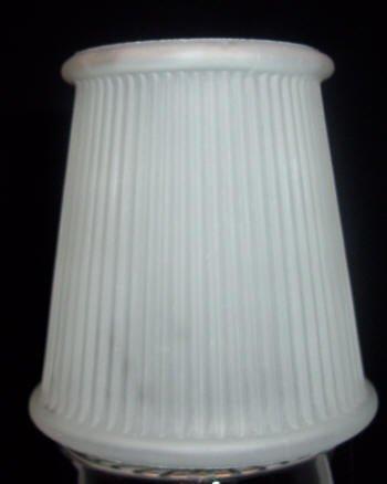 Elegant Acid Rib Torpedo Chandelier Clip On chandelier-lamp-shades Adrianas Specialty Lamp Shades