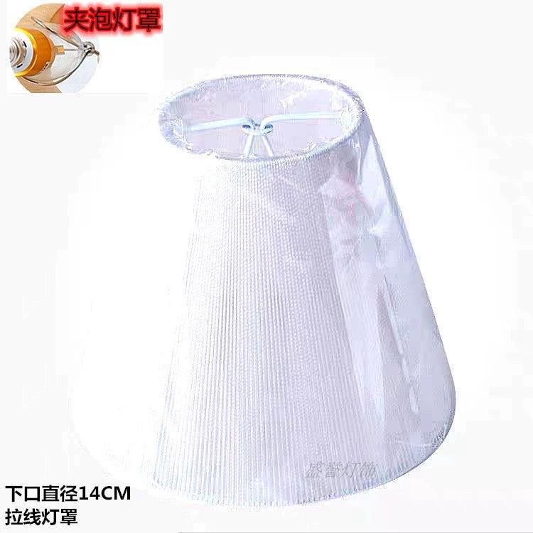 Elegant Crystal Chandelier Wall Lampshade chandelier lampshades Adrianas Specialty Shades White pull clip bubble 5