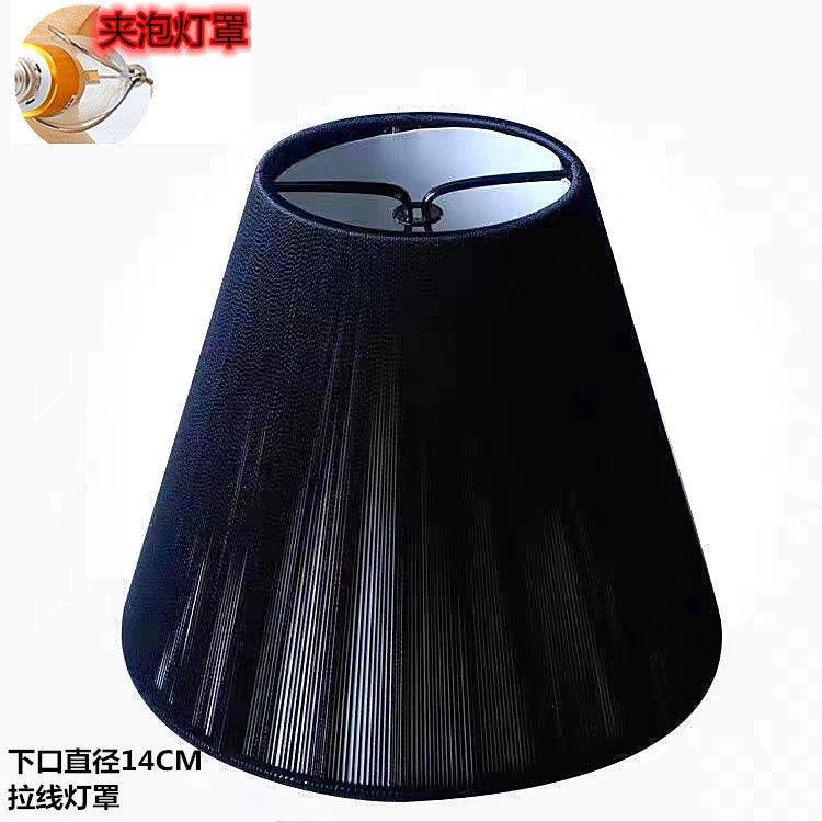 Elegant Crystal Chandelier Wall Lampshade chandelier lampshades Adrianas Specialty Shades Black cable clip bubble 5.5 in