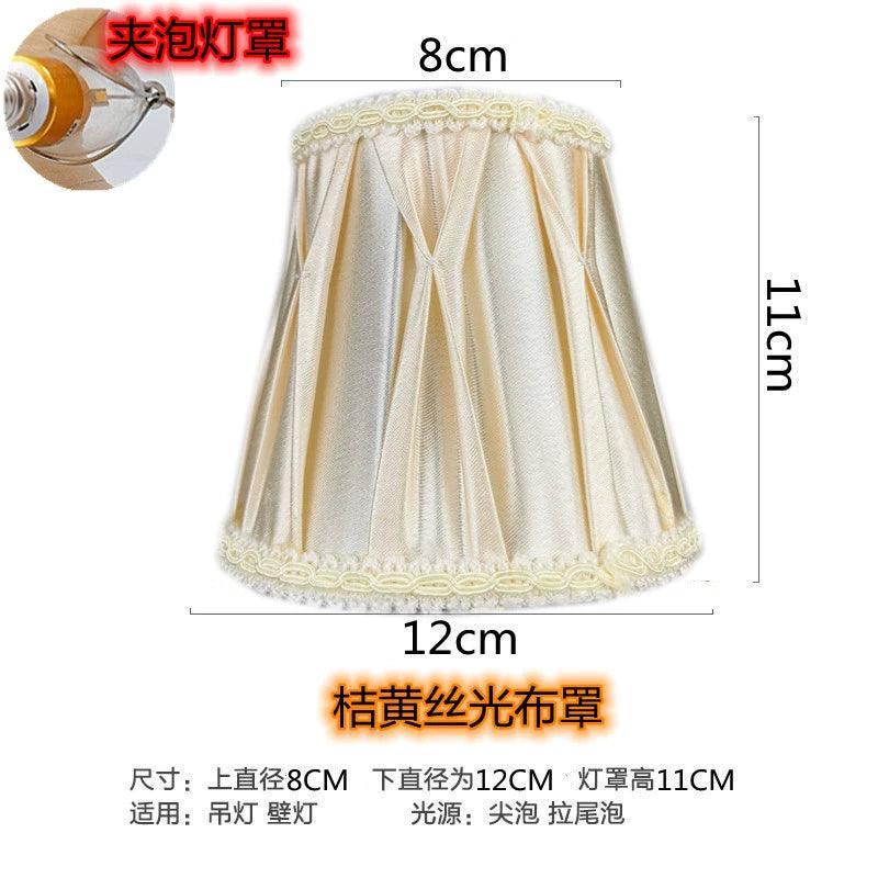 Elegant Crystal Chandelier Wall Lampshade chandelier lampshades Adrianas Specialty Shades Orange mercerized 5 in (Pinch bubble Lampshade)5 in