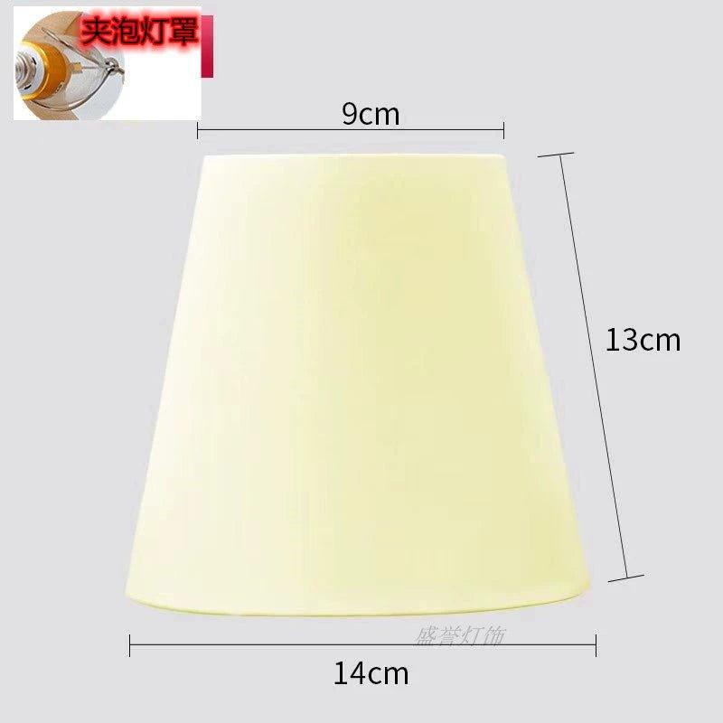 Elegant Crystal Chandelier Wall Lampshade chandelier lampshades Adrianas Specialty Shades PVC beige clip bubble 5.5 in