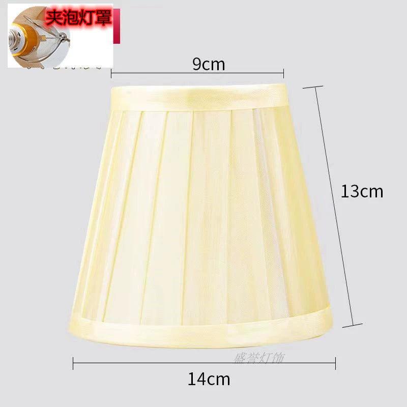 Elegant Crystal Chandelier Wall Lampshade chandelier lampshades Adrianas Specialty Shades Clip bulb yellow Fold Belt edge (5.5 in