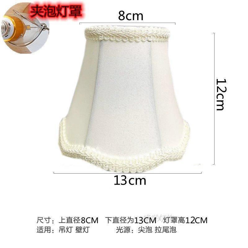 Elegant Crystal Chandelier Wall Lampshade chandelier lampshades Adrianas Specialty Shades 9 White mercerized 5 in (Pinch bubble Lampshade)