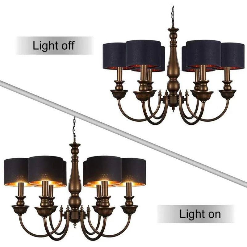 Set of 6 Small Chandelier Lamp Shades