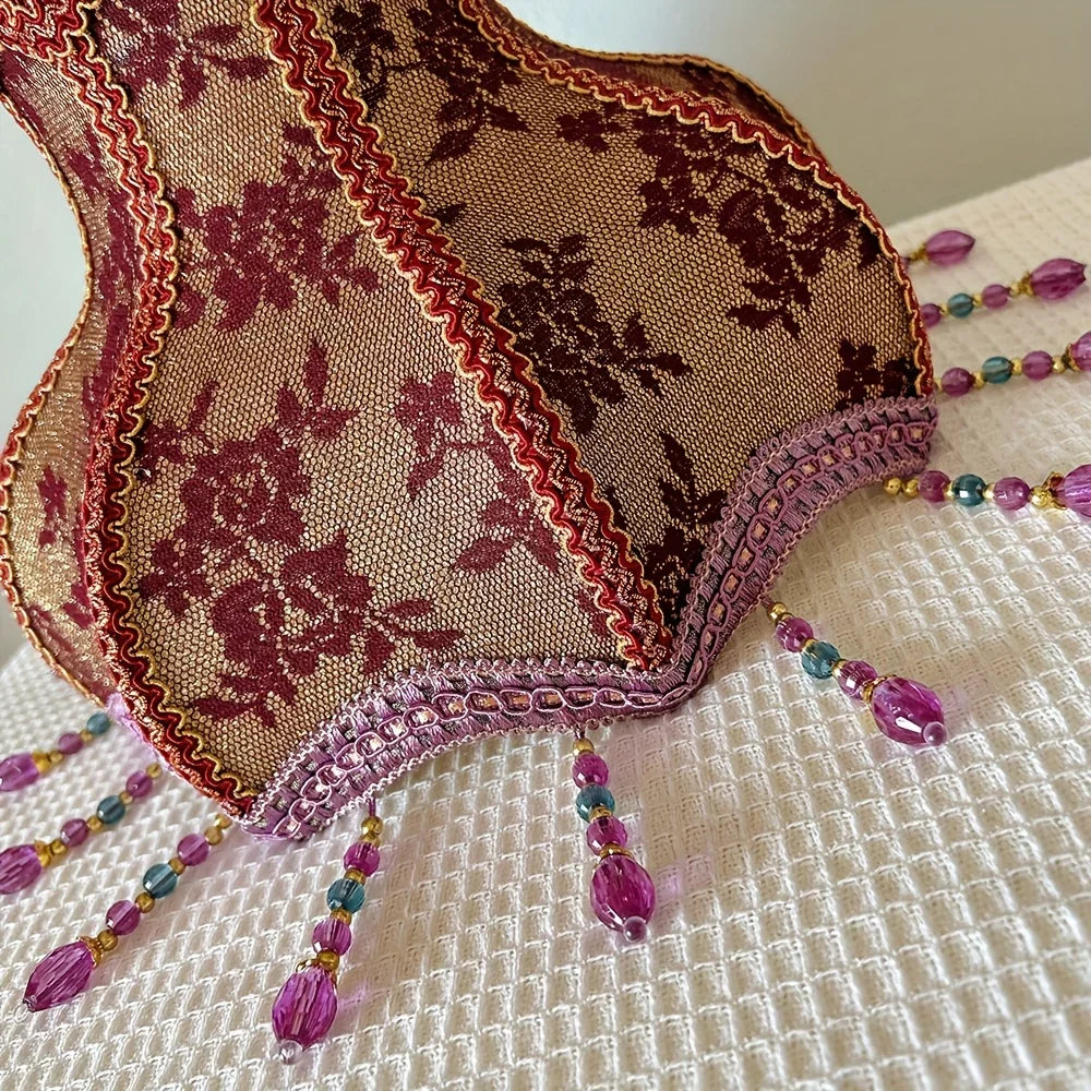 Handmade Vintage Fabric Lamp Shade