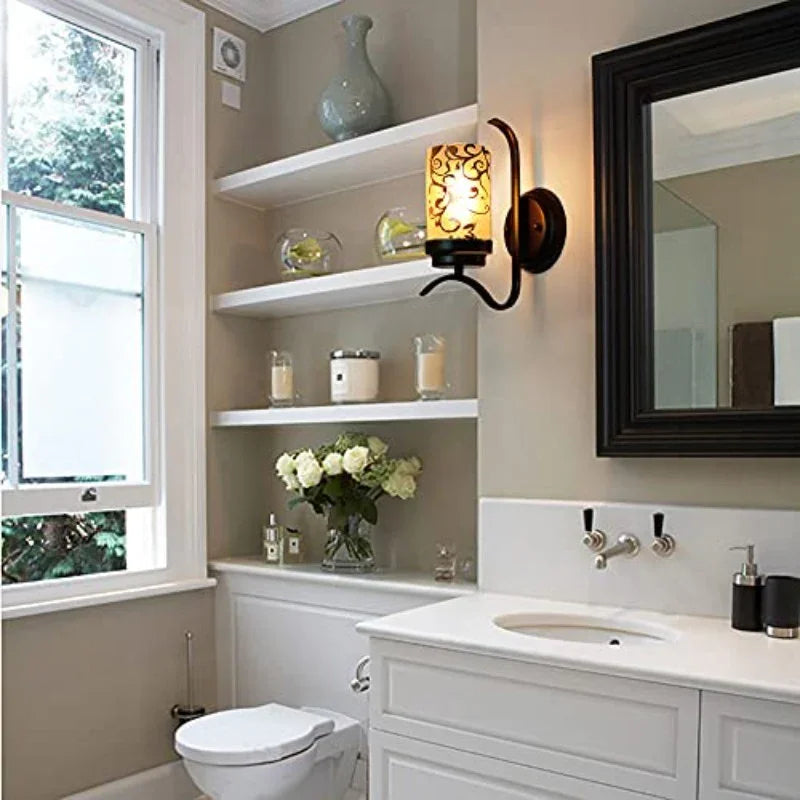 2-Pack Elegant Floral Lamp Shades -