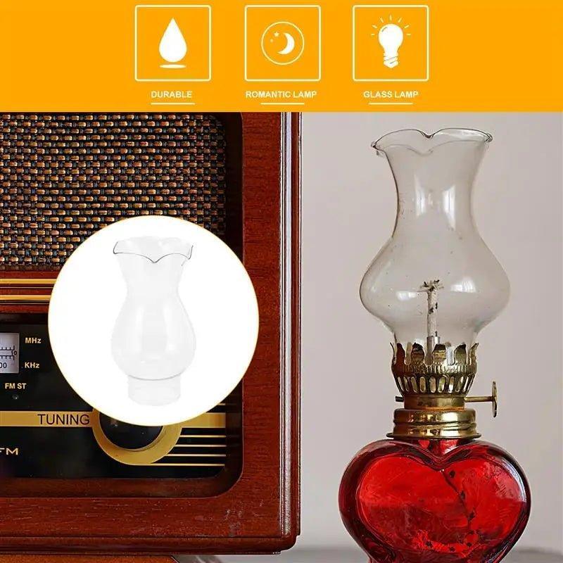 Glass Oil Lamp Shade Kerosene Lamp Cover for Home Decoration Glass Sconces Specialty Shades