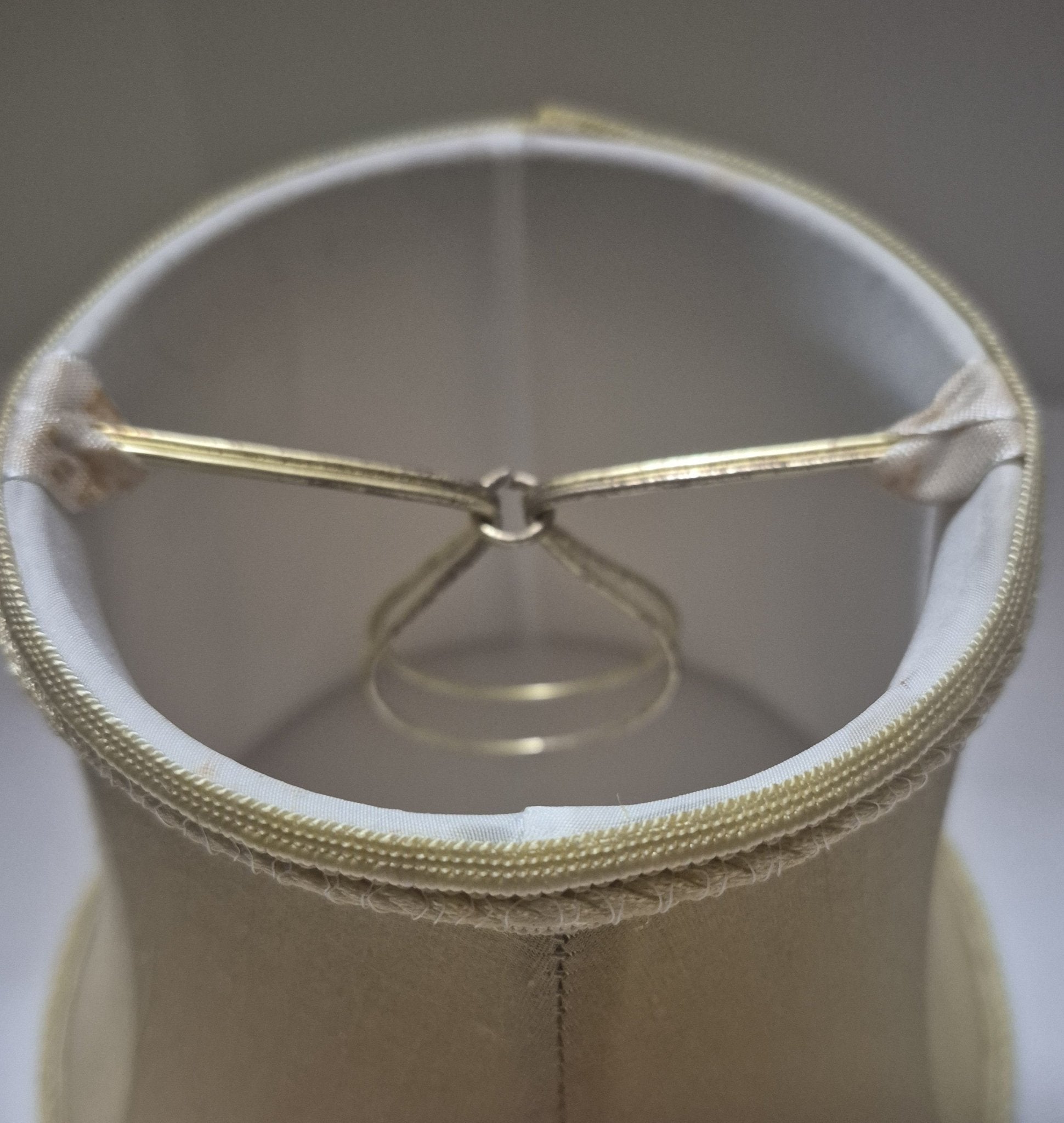 Gold Silk Clip On Lamp Shades - Adrianas Specialty Lamp Shades