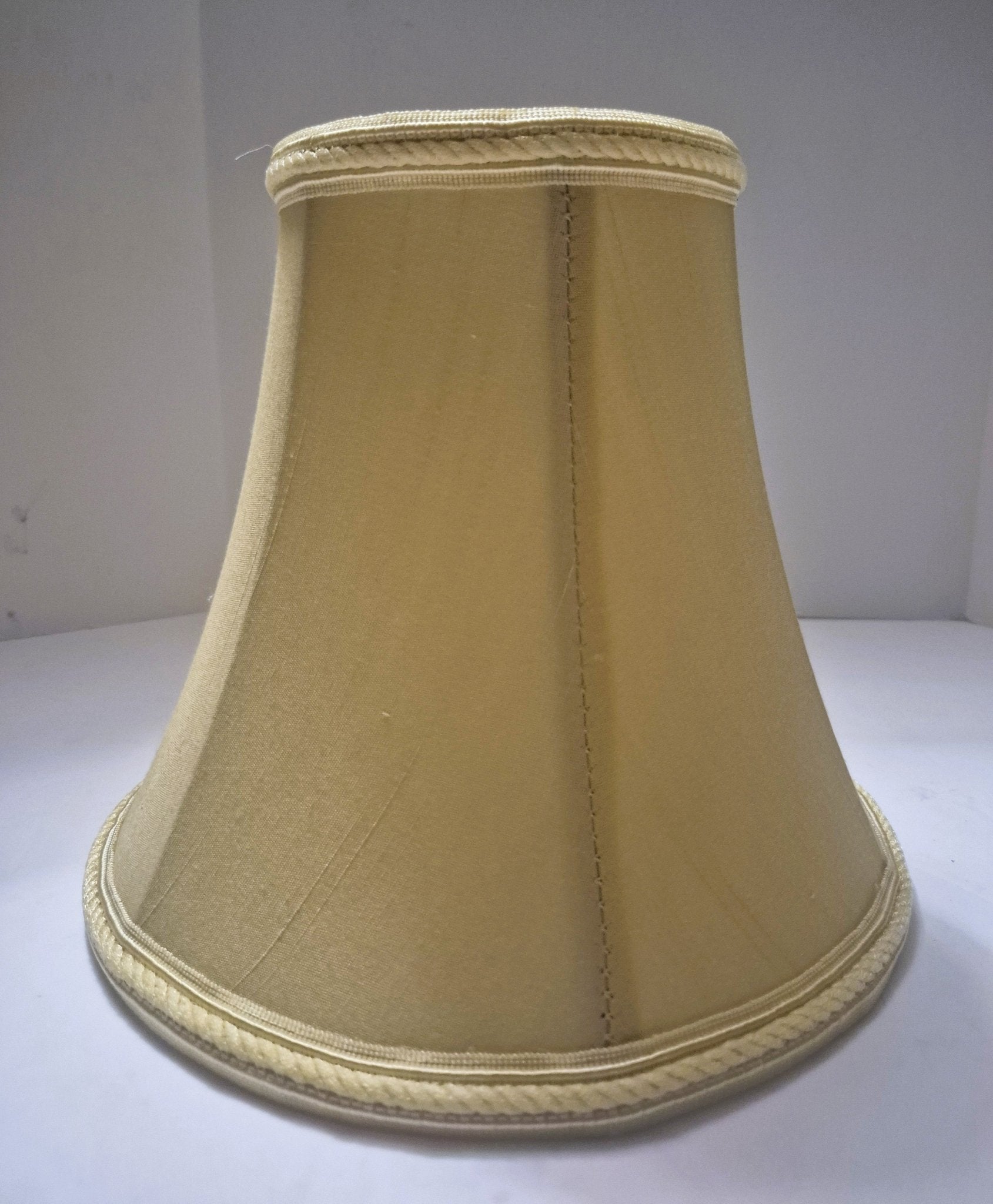 Gold Silk Clip On Lamp Shades - Adrianas Specialty Lamp Shades