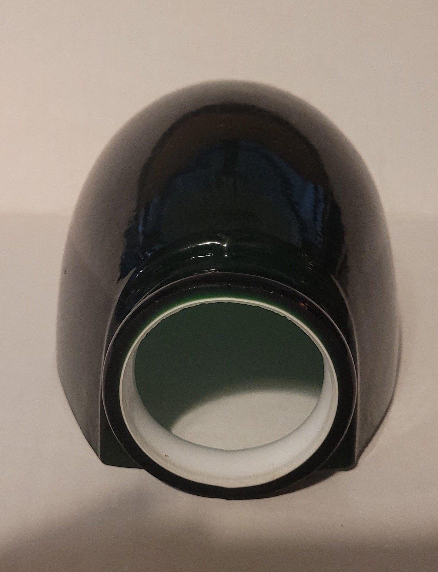 Green Cased Glass Desk Lamp Shade desk lamp shades Adrianas Specialty Lamp Shades