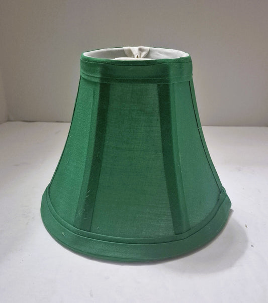 Emerald Green Bell Lamp Shade – Washer Fitter – Softback Fabric Shade