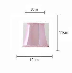 Lamp Shades for living room, Multicolor Commonly Used Modern Crystal Chandelier Decorative Wall Light Lampshades Only, Clip On - Specialty Shades