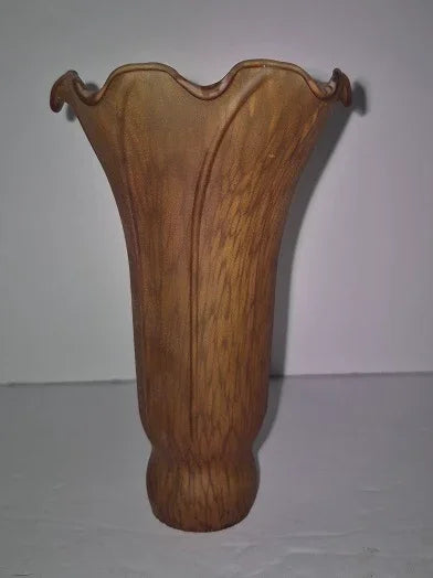 Pond Lily Lamp Shade Amber Glass Lampshade