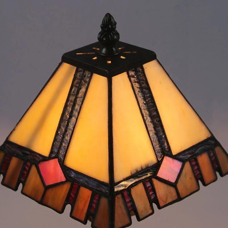 LHJ-DD0818046 - Mini Square Stained Glass Lampshade - Specialty Shades