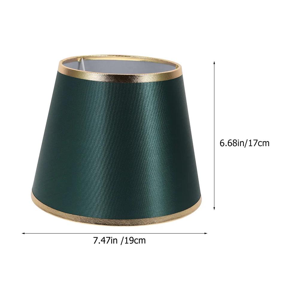 Modern Dark Green Fabric Lampshade for Table, Chandelier, and Desk Lamps Lamp Shades Adrianas Specialty Shades