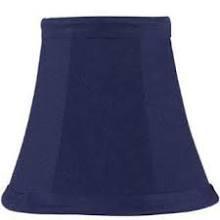 Navy Blue Empire Clip-On Shades chandelier-lamp-shades Adrianas Specialty Lamp Shades