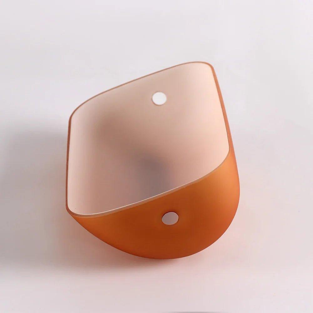 Newrays Green/Blue/Amber/White Glass Banker Lamp Cover bankers-lampshades Adrianas Specialty Lamp Shades frosted amber United States